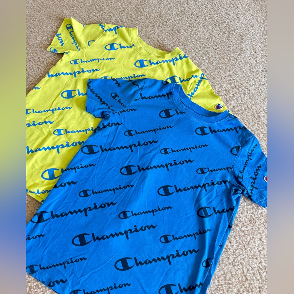 BUNDLE OF 2 | Boys 10/12 Champion T Shirts
